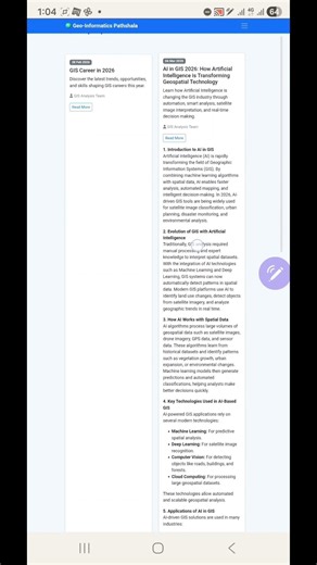 Top GIS Technology Updates 2026 | AI, WebGIS, Drone & LiDAR | GeoInformatics Pathshala#gis#gisupdate