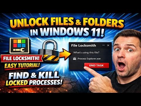 How to Unlock Files & Folders in Windows 11