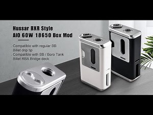 2Fdeal: Hussar BXR Style AIO 60W 18650 Box Boro Mod