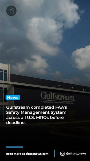 Gulfstream Leads Aviation Safety with Early SMS Implementation