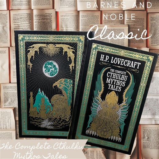 The Complete Cthulhu Mythos Tales by H.P. Lovecraft, Barnes and Noble Special Edition, Collection, Short Stories, Gold Edging, Etched Cover - Etsy