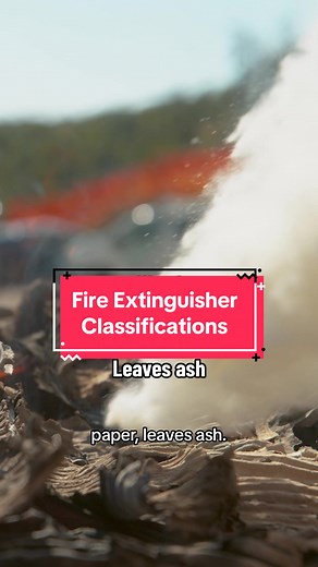 Learn the different classifications of a fire extinguisher. #firesafety #lifehackstoknow #learningontiktok #fireprevention #extinguisher #poptok