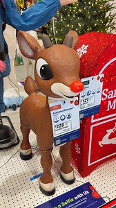 rudolph 🔴🦌 animatronic at lowe’s! ❤️✨ #rudolphtherednosedreindeer #fblifestyle #christmas | Let’s Shop Holidays