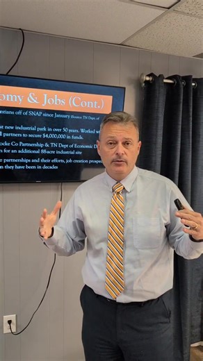 2025 IN REVIEW Cocke County, Tennessee had a great 2025! Our recovery is going well, and we are seeing excellent growth in our economy, jobs, and grants. We are also constantly seeking ways to enhance and improve services to our citizens. 2026 is set to be even better! | Re-Elect Cocke County Mayor Rob Mathis
