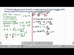 MATH: FORM3: COMMERCIAL ARITHMETIC (II): LESSON 2 (COMPOUND INTEREST)