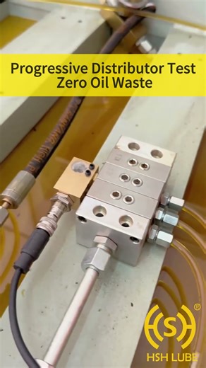 Progressive Distributor Test#ProgressiveDistributor #PrecisionLubrication #oilairlubrication