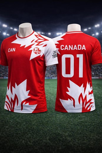 Canada Soccer Jersey – World Cup 2026 Fan Shirt Red White Unisex - Etsy Canada