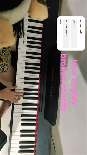 how to play piano broken chords