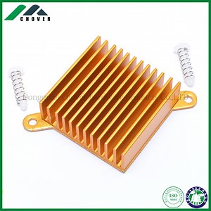 [Hot Item] Fanless Motherboard Heat Sink Aluminum Profile Silent Heat Sink Color Anodizing