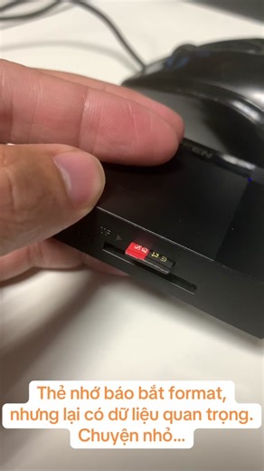 Cách khắc phục thẻ nhớ báo lỗi mà không mất dữ liệu