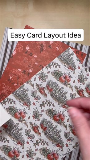 1.2K views · 43 reactions | Sometimes simple is best.  This easy layout works beautifully for sympathy cards — or any occasion when you want a soft, thoughtful design. And I just love this ‘Autumn Toile’ DSP from Stampin’ Up! Comment ‘link’ and I’ll send you the blog post with all the details and dimensions. #stampinup #stampinupcanada #stampinupcards #cardmaking | Lori de Groot - Independent Stampin' Up Demonstrator | Facebook