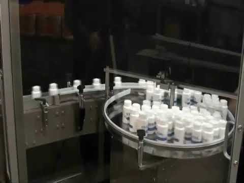 Texwrap Shrink Bundling System with Circular Infeed Multi-Packing Pharma Bottles | www.ProPac.com
