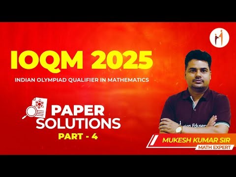IOQM 2025 Paper Solution & Analysis | Step-by-Step Problem Solving! || Part-4 (Q.15 to 20)
