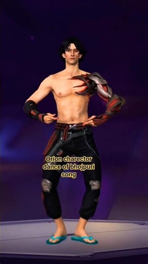 Orion charector dance of bhojpuri song ☺️ #music #freefire #gamtng #bhojpurisong