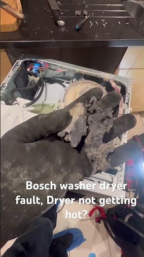 Bosch Washer Dryer Not Heating? Blockage in System Fixed | Appliance Repair