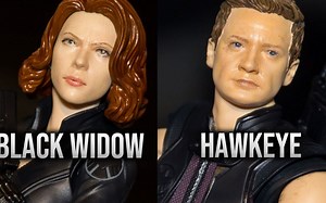 【实拍】万代SHF 魂限定 鹰眼 黑寡妇 复仇者联盟 S.H.Figuarts Black Widow and Hawkeye (AVENGERS)