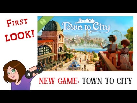 Live | Starting a new game in Town to City – (New City Builder!)