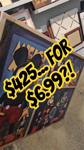 $425 Disney Art Found at Goodwill for $6.99! ⭐⭐⭐⭐⭐