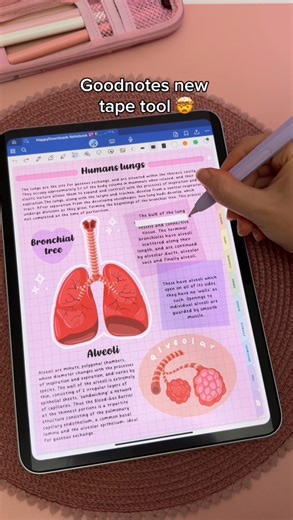 1.8M views · 19K reactions | Goodnotes level up 勞 new tape feature in...