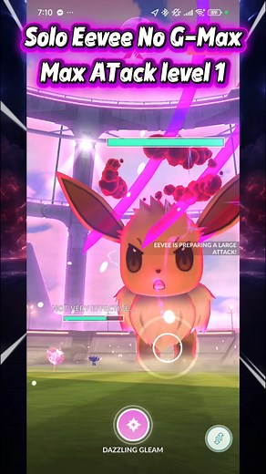 1.7K views · 16 reactions | Solo Eevee No G-Max Max ATack level 1 | PoGo Trainer V2 | Facebook
