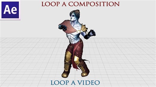 How to loop a Compotision or a video in After Effects - 41