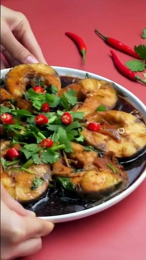 Homemade FISH STEW (asian food recipe) #shorts