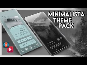 🔥ANDROID CUSTOMIZATION: MINIMALIST HOME SCREEN with KLWP + NOVA LAUNCHER | EXCLUSIVE PACK💎 ELEGANT