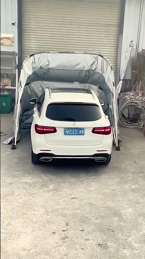 👉Best Portable Foldable Garage 🚗 Easy Setup Outdoor Car Shelter #3319 ‪@sovorsgadget‬
