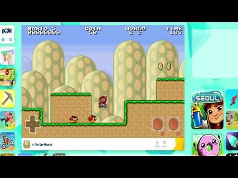 Infinite Mario on Poki.se.