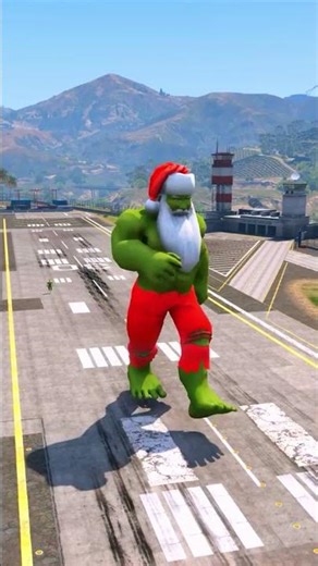 hulk fight giant thanus#gta #hulk #gtav #hulk