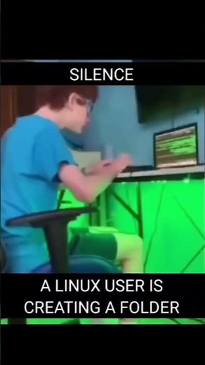 How Linux Users Be Creating Folders #memes #memesbutifylyl #funny #offensivememes #comedy #ylyl