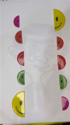 Colorful smiley faces matching 🤩 #viral #relaxing #satisfying #youtubeshorts