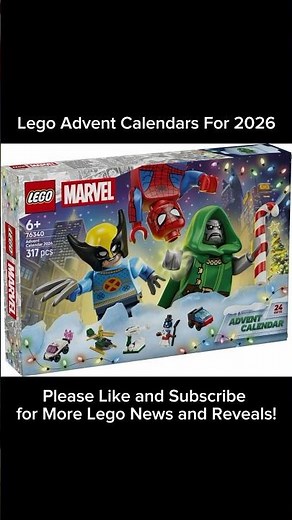 New Lego Advent Calendars For 2026 Revealed! #lego #legoadventcalendar