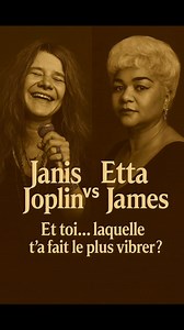 🔥 Deux reines, deux voix légendaires : Etta James ou Janis Joplin ? 🤎 L’une te transperce l’âme… 🖤 L’autre t’arrache le cœur… 👇 Team Etta ou Team Janis ? #EttaJames #JanisJoplin #SoulSisterLila #SoulMusic #BluesVibes #VintageSoul #fblifestyle | Soul Sister Lila