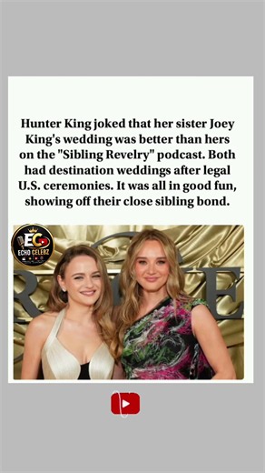 Hunter King Jokes About Joey's Wedding 😂 #breakingnews #celebritynews #shorts