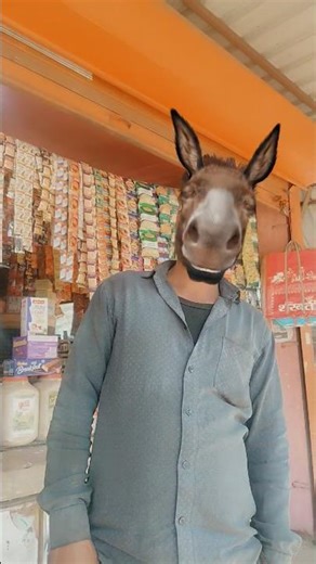man vs donkey man #funny