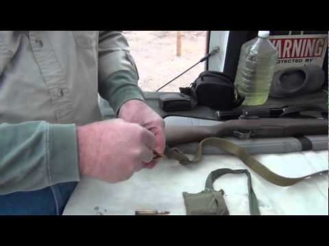 How To Load The M1 Garand Rifle Clip www.IamJackofAllTrades.com