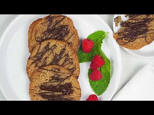 Crispy Almond tuile cookies || plant-basedrecipes