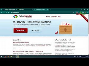 How to Install Ruby 3.3.4 on Windows 10/11