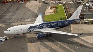 172K views · 3K reactions | NOW THIS IS EPIC ✈️ Here's how Mirpuri Foundation plans to take the Turn the Tide on Plastic #CleanSeas sustainability message from the sea to the sky! | The Ocean Race | Facebook