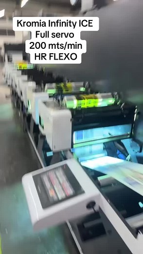 Kromia Infinity ICE Full Servo Printing | HRFLEXO Team in Mexico