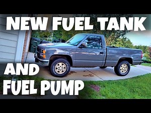 1989 Chevrolet K1500 fuel tank and pump replacement