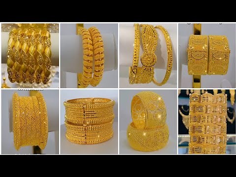 50+ Top Trending Gold Bangles design 2025| Luxury Gold Bracelet designs | Royal Gold Bangles