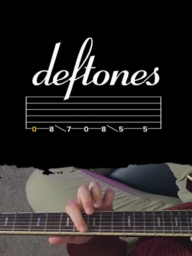 Easy Deftones Riff Tutorial for My Own Summer