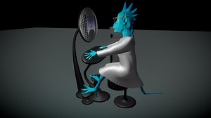 Dr. Raptor's Mad Science WIP - 3D model by ayvlasov