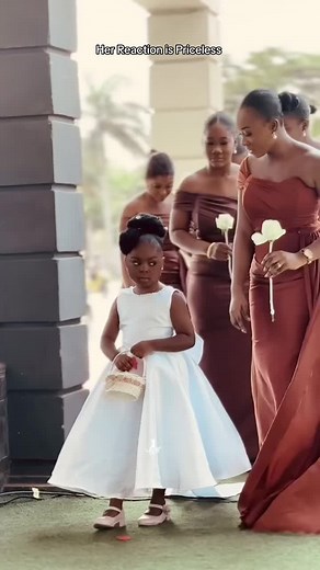 Bride's Beautiful Reaction to Groom-Designed Dress | Emotional Wedding Entrance