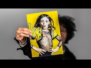 I draw LUCIO CORSI until he becomes TOPO GIGIO