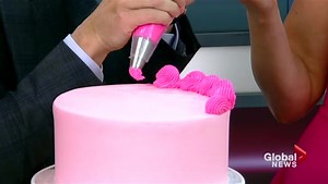 The art of icing a cake