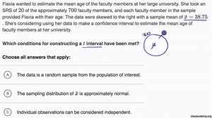 Conditions for valid t intervals