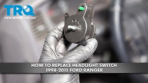 How to Replace Headlight Switch 1998-2011 Ford Ranger